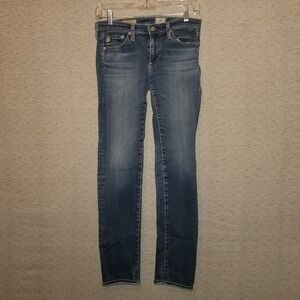 Adriano Goldschmied Womens Stilt Cigarette Leg Jeans 26 Blue Dark 29x29.5 Pant